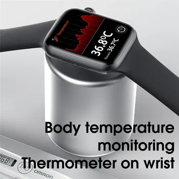 6 KOS IWO W26 44/40mm Pametno Gledati 2020 Serije 6 Žensk Smartwatch Bluetooth Klic EKG Srčni utrip Temperatura PK iwo W46 W26 Pro