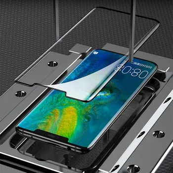 3D Ukrivljen Kaljeno Steklo Za Huawei Mate 20 Pro eksplozijam Polno Kritje 9H Zaščitno folijo Screen Protector Za Mate 20