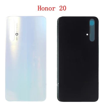Original Ohišje Huawei honor 20 Hrbtni Pokrovček Baterije Vrata, Zadnje Steklo Ohišje Primeru Huawei V20 PRIKAZ 20 Pokrovček Baterije telefon deli