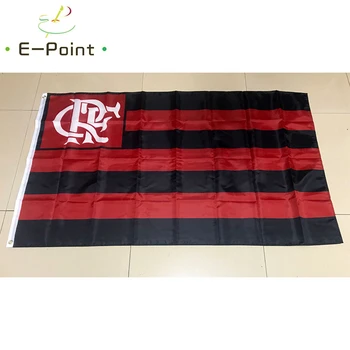 Zastavo Brazilija Clube de Regatas ne Flamengo RJ 3 m*5 m (90*150 cm) Velikost Božični Okraski za Dom Zastava Banner Darila