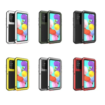 LJUBEZEN MEI Za Samsung Galaxy S20 Ultra S10 Plus Opomba 20 10 Lite Primeru Šok DirtProof vodoodporna Kovinski Oklep mobilnega Telefona Primeru