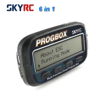 SKYRC PROGBOX Šest-in-one Smart Program Polje za RC Model ESC Nastavitev Servo Motor KV/vrt. / MIN Tester Lipo Baterije Zaslon