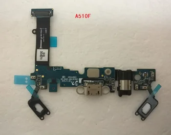 Čisto Nov USB Dock Polnilnik za Polnjenje Vrata za Samsung Galaxy A5 2016 A510f Mikrofon Gumb za Domačo stran za Slušalke Flex Kabel