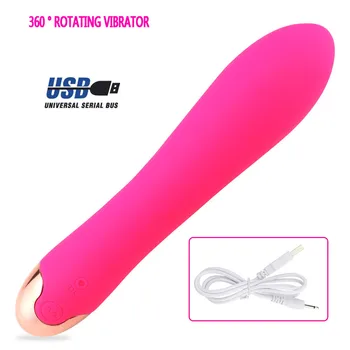 360 Rotacijski Vibracije Vibratorji G-Spot Telo Massager Klitoris Spodbujanje Ženskega Spola Izdelkov Čarobno Palico Močno Sex Igrača ST660