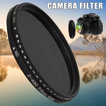 Nov Prihod Zatemnitev Variabilni ND Filter, Nastavljiv ND2, da ND400 Nevtralni za Objektiv Kamere