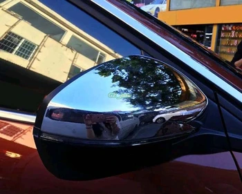 Avto styling 2016 2017 za Peugeot 3008 GT 3008GT ABS Chrome Rearview Mirror Kritje trim 2pcs