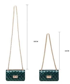 Družina Ujemanje ženski jelly ramenski messenger bag ženske luksuzni Mamica & Me Diamond ramo torbe, oblikovalec sklopka torbice GDB009