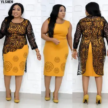 Afriške Obleke Za Ženske Afriki Obleko Afriška Oblačila Tiskanje Dashiki Ženske Afriki Oblačila Plus Velikost Ženske Obleke Ankara