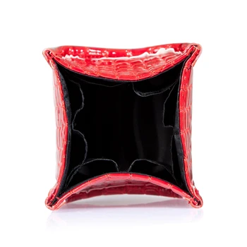 Modno Kozmetični Razred Rdeče Aligator Vzorec Škatla za Shranjevanje + 10pcs Ličila Ščetke