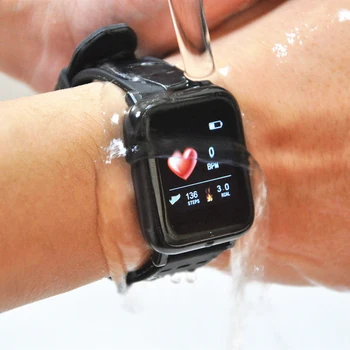 A6 Pametno uro s Srčnega utripa Fitnes Tracker Krvni Tlak Zapestnica Nepremočljiva Watch Smart Zapestnice