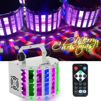 Disco Party 24W RGBW LED 7 Kanalni Dmx 512 Glas, ki se aktivira Avtomatsko Krmiljenje LED Projektor DJ Doma KTV Razsvetljavo, Luči