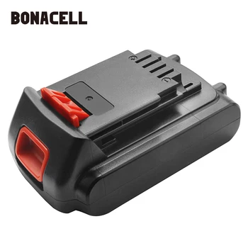 Bonacell 18V/20V 2000mAh baterija Li-ion Baterija za Polnjenje električno Orodje, Nadomestno Baterijo za BLACK & DECKER LB20 LBX20 LBXR20 L30