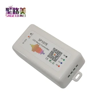 SP107E 5-24V Bluetooth Glasbe LED Krmilnik RGB barvno SPI Nadzor telefon APP za 2811 2812 1903 LED Trakovi, Trak Svetlobe
