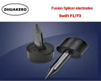 Brezplačna dostava AB86B FTTH vlakna, optični 1 Par Elektrod za Swift F1/F3 Fusion Splicer