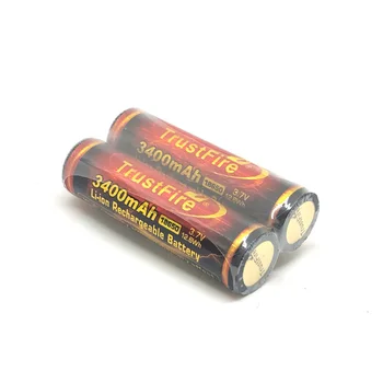 5pcs/veliko TrustFire 18650 3,7 V 12.6 Wh 3400mAh Polnilna Litijeva Baterija s PCB Zaščito Za LED Žarometi, Svetilke