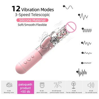 12 Hitrost G spot Realističen Dildo Vibratorji Ženski Masturbator stimulator Klitorisa Erotično sex igrače za Ženske Intimno Seks igrače