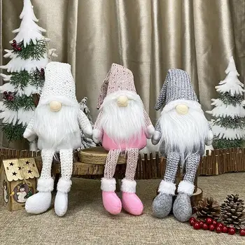 Božič Elf Lutka Vesel Božič Dekor za Dom Božič Tabela Okraski Božič, Darila Navidad 2020 Cristmas Dekor Novo Leto 2021