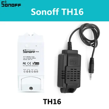 Nov Prihod Sonoff Senzor Si7021 Temperatura Vlažnost Senzor Sonda Visoka Natančnost Zaslon Modul za Sonoff TH10 in Sonoff TH16
