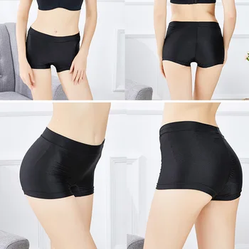 Dvojno plast Tankih Underwears Hlače Ženske Čipke Anti-leak Spodnje hlače Ženske Črna Boxer Hlačke Za Menstruacije