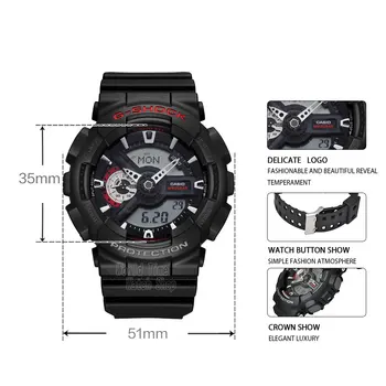 Casio watch g šok watch moških top blagovne znamke luksuzni set vojaške digitalni watch šport Nepremočljiva quartz moški gledajo relogio masculino