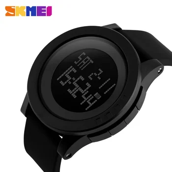 Relojes hombre 2017 SKMEI Watch LED Silikonski Trak Moda za Moške Digitalni Šport ura Za Moške Ročne ure Šport Nepremočljiva Watch