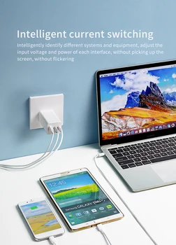 VOXLINK GaN 65W Hitro Polnilnik USB Polnilnik Hitro polnjenje adapter za Tip-C Prenosniki MacBook, iPad, iPhone, Samsung HUAWEI XIAOMI