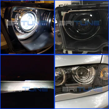 Britune Bi-xenon Projektor Za BMW E46 ZKW/AL Halogenskimi Žarometi Objektiv Iskanje Nadgradnjo Full Metal 3.0 H1 HID H4 H7 Avto Dodatki