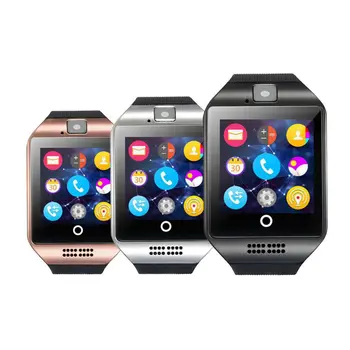Bluetooth Smart Watch V18 S Kamero Facebook Whatsapp Twitter Sinhronizacija SMS Smartwatch Podporo KARTICE TF Kartice Za IOS Android