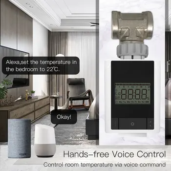 Tuya ZigBee 3.0 Smart termostatičnimi Ventil Doma Termostat Grelca TRV 2MQTT Nastavitev z Alexa googlova domača stran Smart Življenje