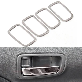 ABS Chrome Za Mitsubishi Outlander 3 2013-2019 Notranje zadeve Znotraj Vrat Ročaj Kritje Trim Nalepke za Dekoracijo Dodatki