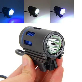 Mini XM-L2 Kolo Svetlobe Bela Modra Kolo LED Svetilko Glavo 3000LM MTB Prednja Luč, Kolesarjenje Žarometov + 18650 Baterija + Polnilec