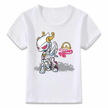 Otroci Oblačila Majica Saint Seiya Moj Mali Pegasus Anime T-majica za Fante in Dekleta Malčka Srajce Tee